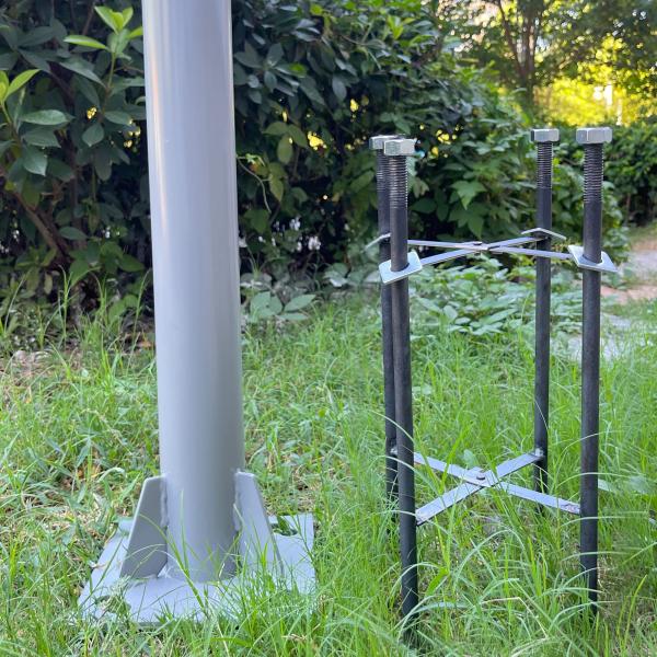 【並行輸入品】シェード セイル ポール 鉄筋ケージ Shade Sail Pole Rebar Ca...
