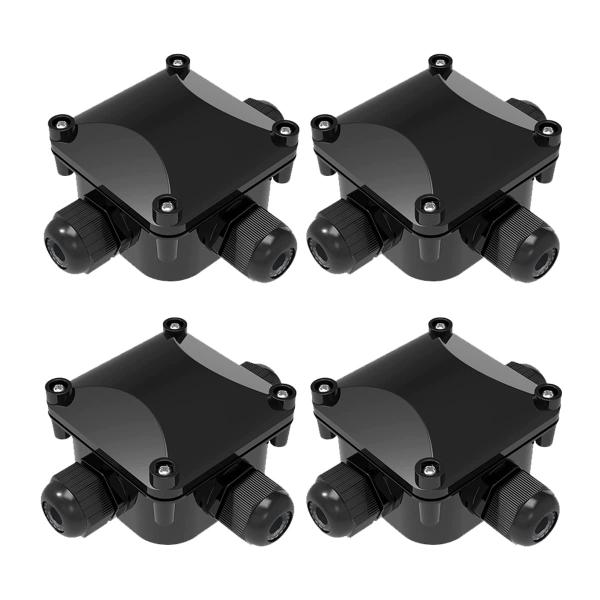 【並行輸入品】COMOPEZ 防水電気ジャンクションボックス 3ウェイ 屋外ケーブルコネクター ター...