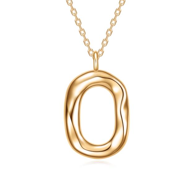 【並行輸入品】Vadmans スターリングシルバー 楕円形 ネックレス ペンダント シンプルでファッ...