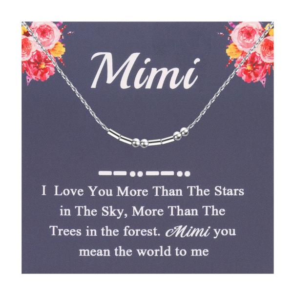 【並行輸入品】FEELMEM Mimi モールスコード ブレスレット To My Mimi ギフト ...