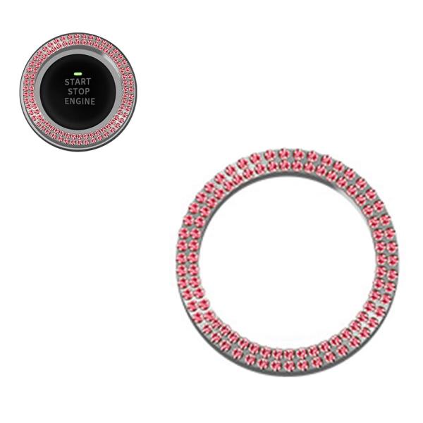 【並行輸入品】MYHOBBY Car Push Start Button Cover Sticker...