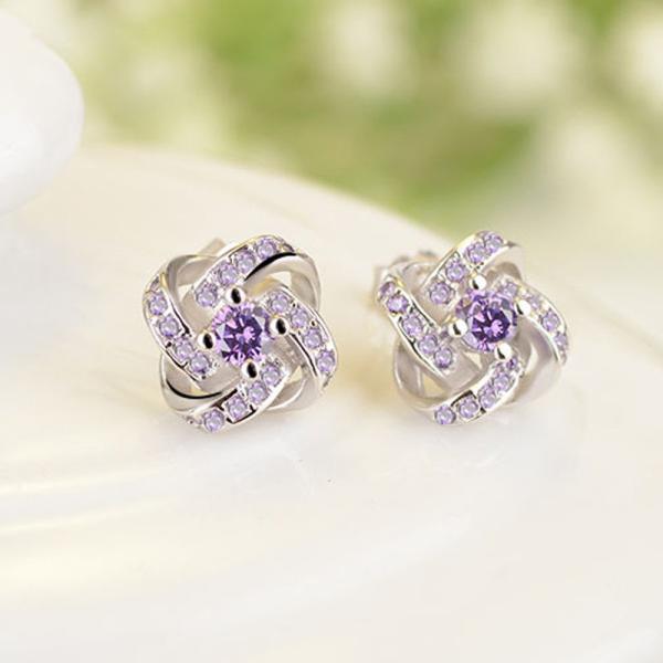 【並行輸入品】Hoop Earrings for Women Eternal Star Stud E...