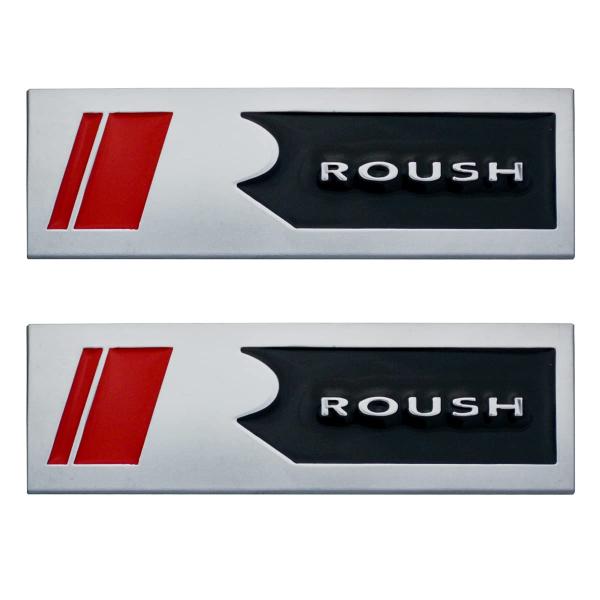 【並行輸入品】R ROUSH ロゴ カーエンブレム 3D メタル リアトランクバッジ レーシングスポ...