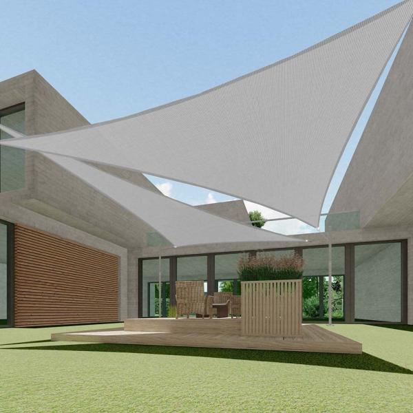 【並行輸入品】ECOOPTS 8フィートx8フィートx11フィート サンシェード セイル 右 三角形...