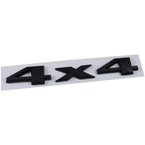 yzyshangmao Zinc Alloy Matte Black 4X4 Emblem Badg...