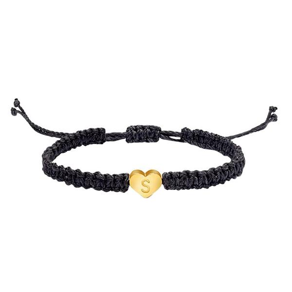 【並行輸入品】Initial Letter Charm Bracelet, Lucky and Pr...