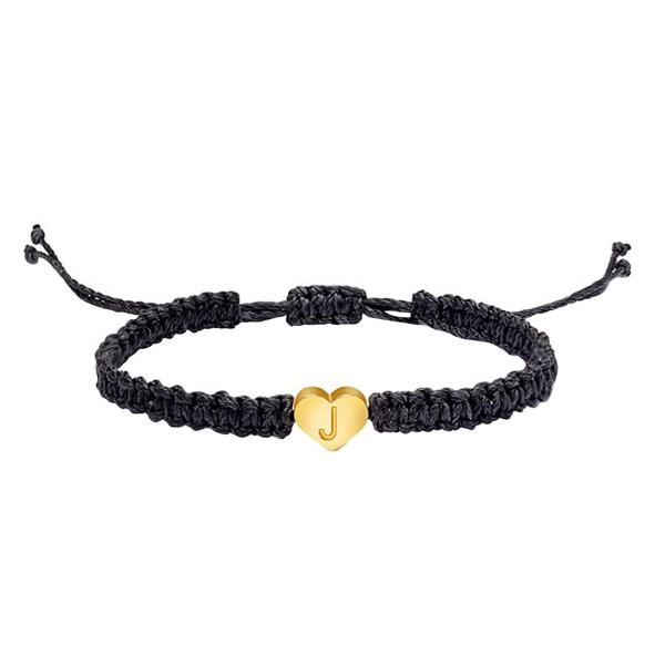 【並行輸入品】Initial Letter Charm Bracelet, Lucky and Pr...