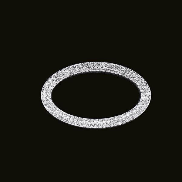 【並行輸入品】Bling ステアリングホイールエンブレム ランドローブ対応 クリスタルダイヤモンド ...