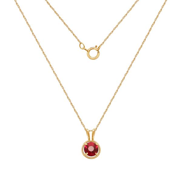 【並行輸入品】J'ADMIRE 10K Gold Crystal Ruby Birthstone J...