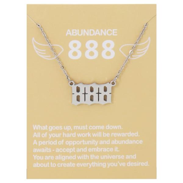 【並行輸入品】kaisinse エンジェルナンバーネックレス メッセージカード付き 111 222 ...