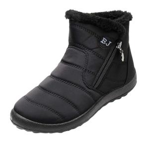 oiangi Winter Boots for Women Fashion Waterproof Snow Boots Fur  並行輸入品｜best-style