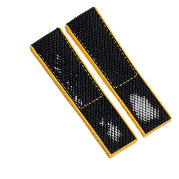 【並行輸入品】HAODEE 22mm Nylon Rubber Watch band For Bre...