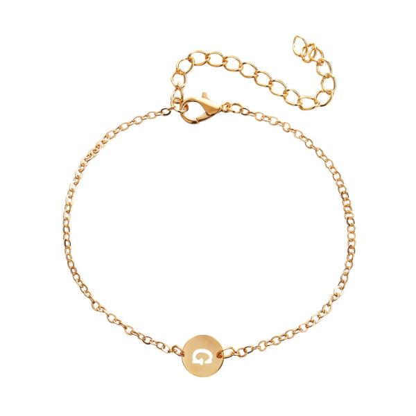 【並行輸入品】Charm Bracelet for Women Personalized Initi...