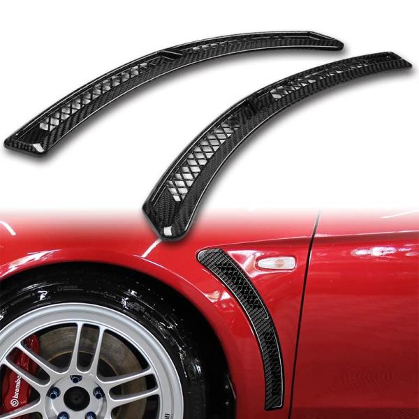 【並行輸入品】EPARTS Carbon Fiber 2PCS Side Fender Air Wi...