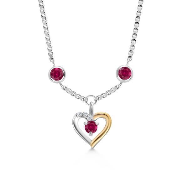 【並行輸入品】[Gem Stone King] 0.24カラット モアサナイト クロス ネックレス ...