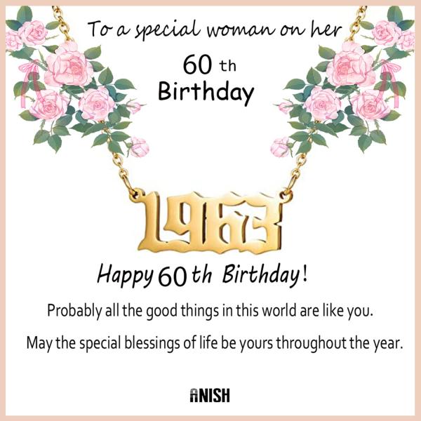 【並行輸入品】Anish 誕生日ギフト レディース 30歳 40歳 50歳 60歳 70歳 誕生日ネ...