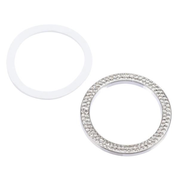 【並行輸入品】CIYODO 2pcs Circle Diamond Sparkle Ring   A...