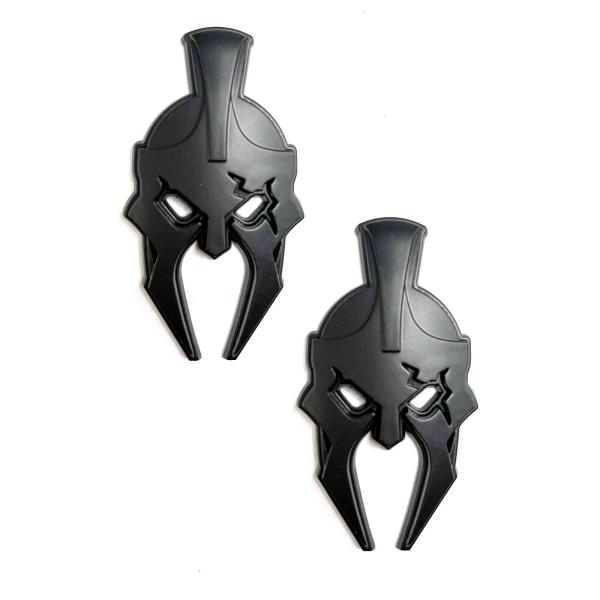 【並行輸入品】2Pcs Custom Gladiator Emblems 3D Badges Rig...