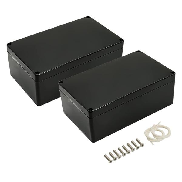 【並行輸入品】LeMotech プロジェクトボックス ABSプラスチック IP65 防水 防塵 電気...