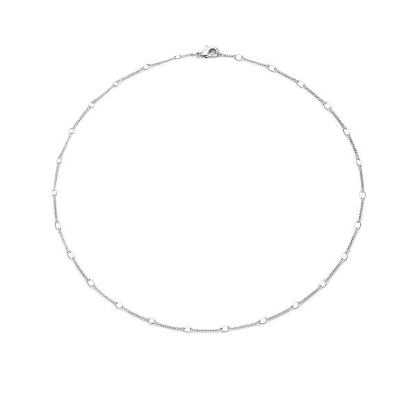 【並行輸入品】14Kゴールドメッキ スターリングシルバー 輝くドット キューバチェーン チョーカー ...