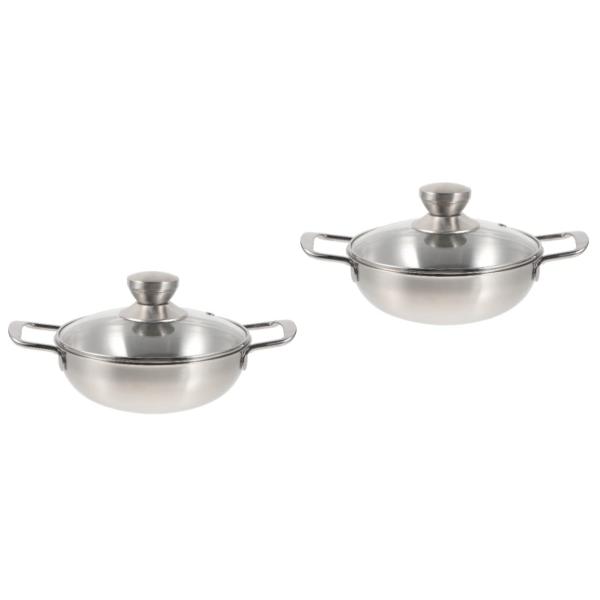 BESPORTBLE 2pcs Mini hot Pot nonstick pots nonstic...