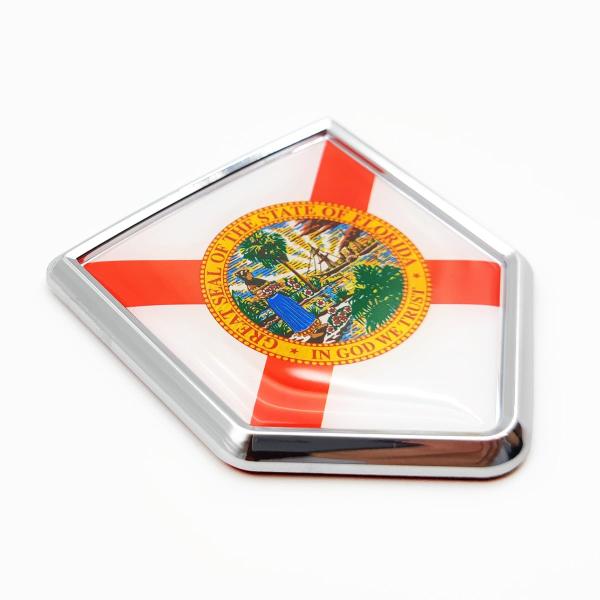 【並行輸入品】Overdecor フロリダ州旗 デカール ステッカー エンブレムフラッグ バンパー用...