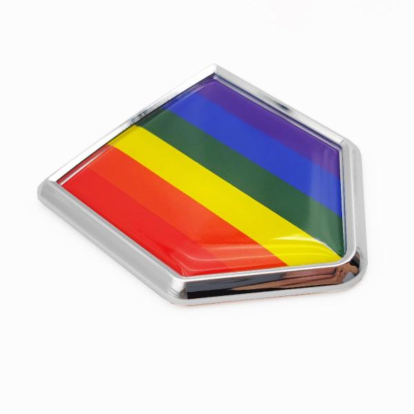 Overdecor レインボー ゲイプライド フラッグ デカール ステッカー LGBT エンブレム ...