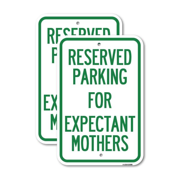 【並行輸入品】(2 Pack) Parking Reserved for Expectant Mot...