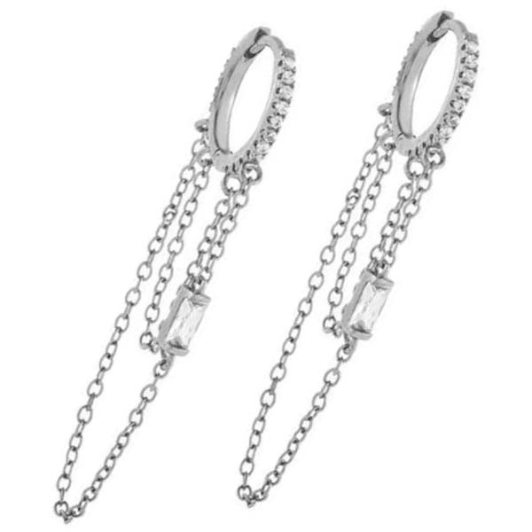 【並行輸入品】KESYOO Dangle Drop Earrings 1 Pair Chain Ea...