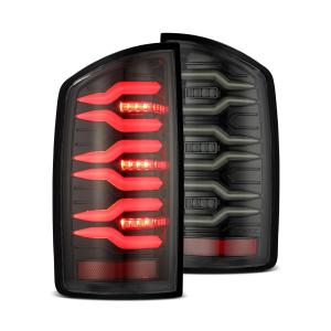 【並行輸入品】Alpharex トラックLEDテールライト アルファブラック 641050 Alpharex For 07 09 Ram LUX