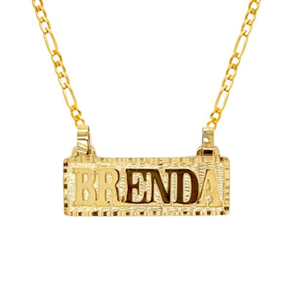 【並行輸入品】MOLICACI 10K Gold Name Necklace Personalize...