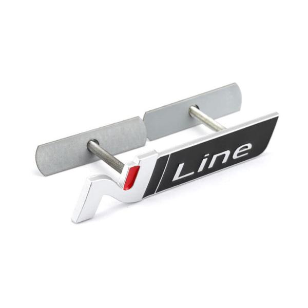 【並行輸入品】1Pc Car Front Grille N Line Emblem 3D Metal...