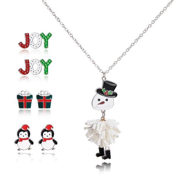 【並行輸入品】Coiris クリスマスネックレス クリスマス 雪だるまネックレス クリスマス ロング...