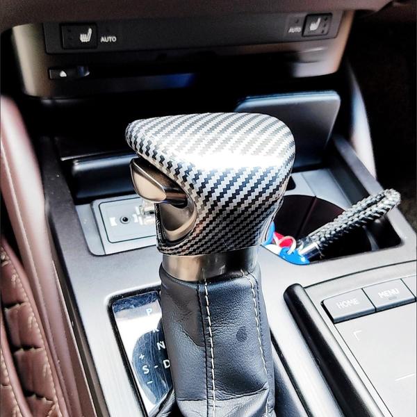 【並行輸入品】CYAuto スポーツインテリアギアシフトノブオーバーレイトリム レクサスUX 250...