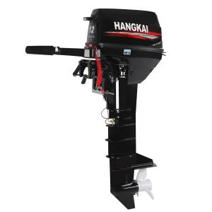【並行輸入品】2ストローク 船外モーター ロングシャフト 12HP 169CC ガス動力ボートモーター 耕うん機コントロール 海水船外ボートモー