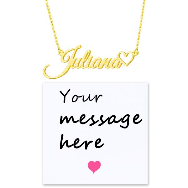 Pricgain Personalized Your Name Friend Gifts Neckl...