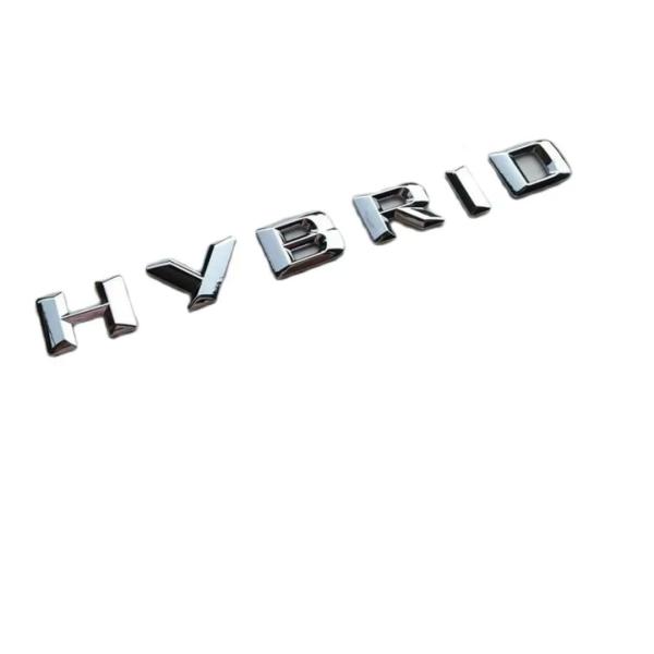 【並行輸入品】Chrome Hybrid Letters Car Trunk Badge Emble...