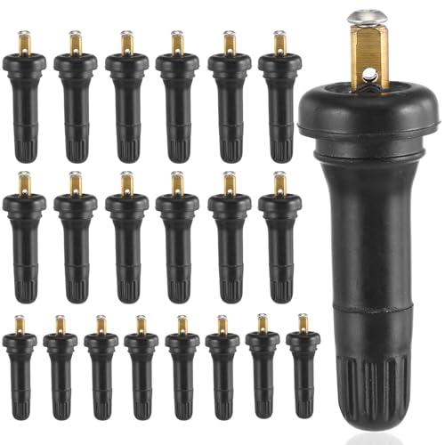 【並行輸入品】タイヤ空気圧センサー タイヤバルブ ラバースナップインバルブステム 20個 フォード ...