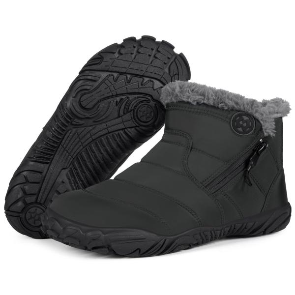 【並行輸入品】Womens Mens Winter Snow Boots Minimalist Ba...