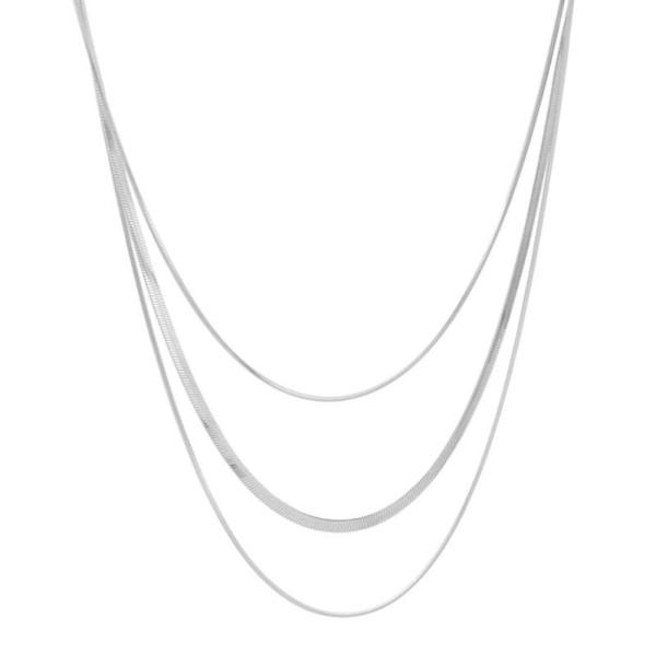 【並行輸入品】JAVARNV 上品なゴールドネックレス レディース ゴールド/シルバー 調節可能なレ...