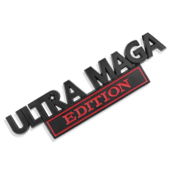 Ultra MAGA 車用エンブレム 3Dカーバッジ 面白い車用デカール 車の装飾 ファッショナブル...