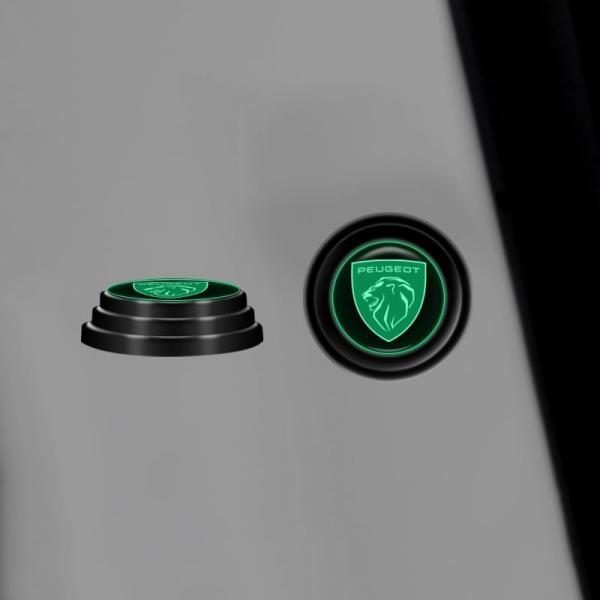 【並行輸入品】12pcs Car Emblem Sticker for Peugeot 408 40...