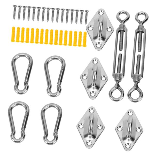 SUPVOX 42 Pcs Shade Sail Accessories Spring Hooks ...