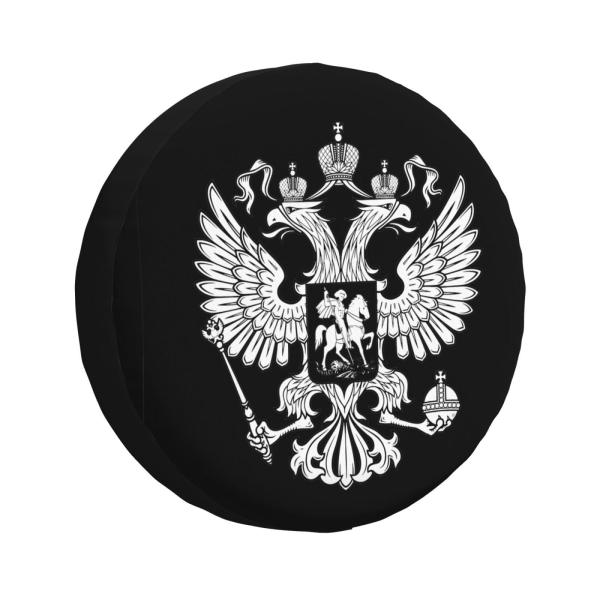 【並行輸入品】Russia Flag Russian Emblem Spare Tire Cover...