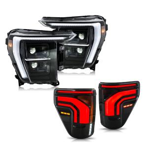 【並行輸入品】 Replacement Headlights and Taillights For Ford F150 2021 2023 He