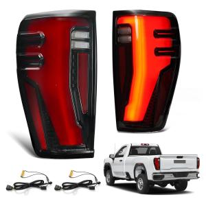【並行輸入品】 LiveMoto Pair LED Tail Lights For 2020?2026 GMC Sierra 2500 3500