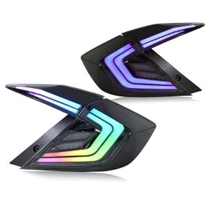 【並行輸入品】 LED Tail Lights for Honda Civic 10th Gen Civic Sedan 2016 2021,