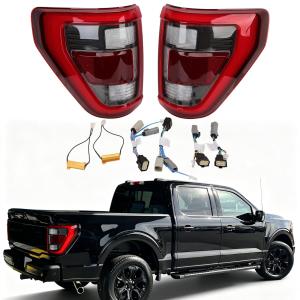 【並行輸入品】 Left & Right Halogen Upgrade LED Tail Light For Ford F150 F 150