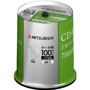 三菱ケミカルメディア SR80FC100D5 CD-R 1回記録用 80分 48倍速対応 100枚スピンドルケース100P