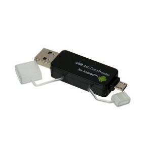 ナカバヤシ CRW-DSD63BK USB 2.0対応 Android PC用 SD／micro S...